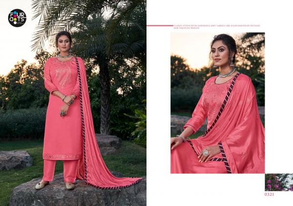 Four Dots Shubharambh 5 Designer Satin Festival Salwar 